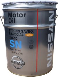 【NISSAN】 ストロング セーブ・X Eスペシャル 5W-30 20L SN /GF-5
