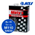 【Moty's】  M110  SAE30 4L×1ケース（6缶）化学合成油