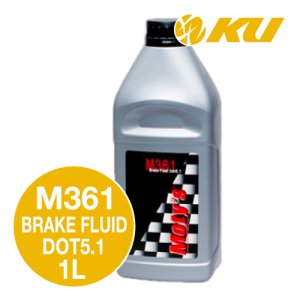 画像1: 【Moty's】M361  BRAKE FLUID  DOT5.1  1L