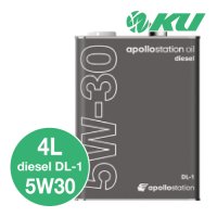 【出光】apollostation oil diesel  5W-30  4L  ディーゼルエンジン用オイル