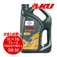 【FUCHS】TITAN GT1 PRO C-3 SAE 5W-30  5L×1ケース（3缶）