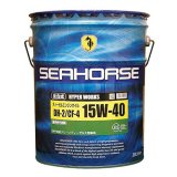 【SEAHORSE】ハイパー WORKS 15W-40 DH-2/CF-4  20L ディーゼルエンジン専用