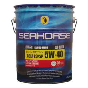 画像1: 【SEAHORSE】グラウド EURO 5W-40 ACEA C3/SP  20L