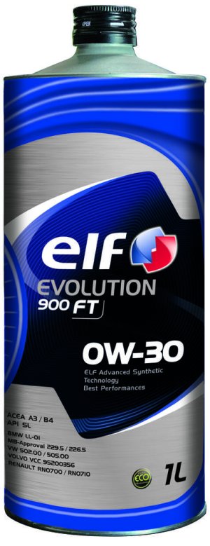 画像1: 【elf】EVOLUTION 900 FT 0W-30  1L×1ケース（24缶）