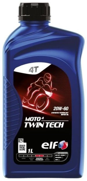 画像1: 【elf】Moto 4 TWIN TECH 20W-60  1L×1ケース（12缶）