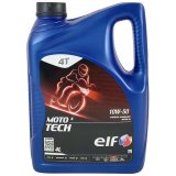 【elf】MOTO 4 TECH 10W-50  4L×1ケース（3缶）