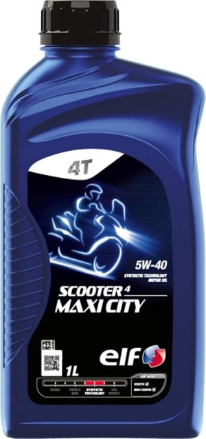 画像1: 【elf】Scooter 4 MAXI CITY 5W-40  1L×1ケース（12缶）