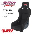 【JURAN】レーシングバケットシート GTZ210 FRP製［カラー/ブラック］［ロゴ/ジュラン］