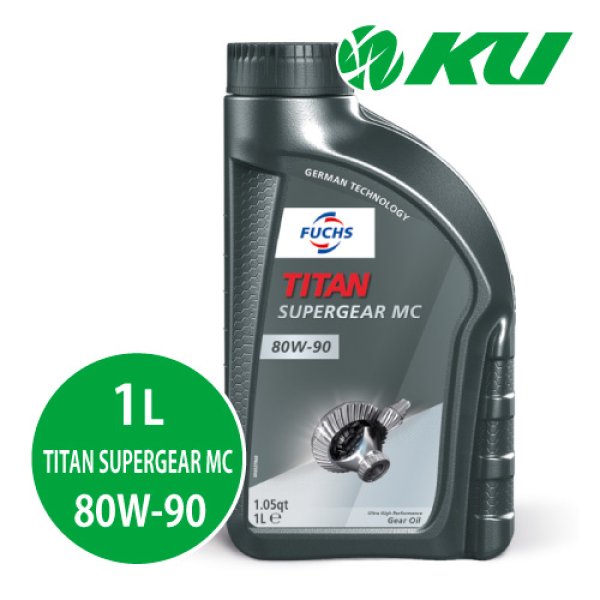 画像1: 【FUCHS】TITAN SUPERGEAR MC SAE 80W-90  1L (1)