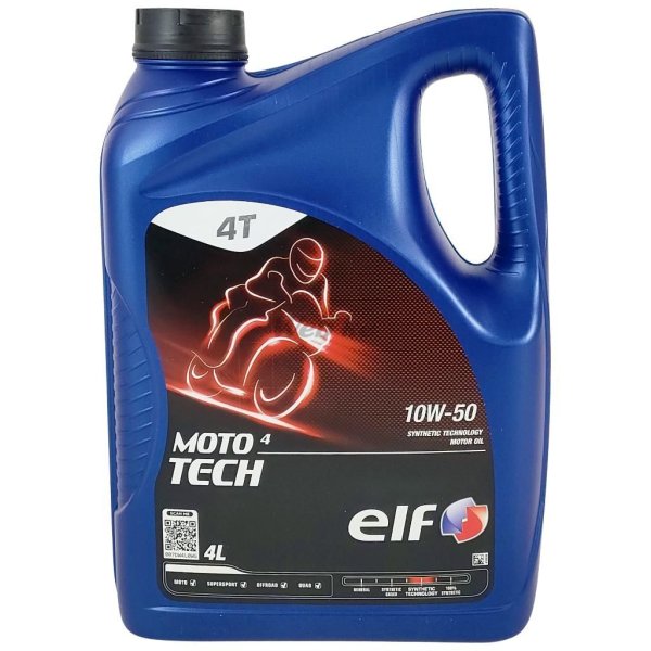 画像1: 【elf】MOTO 4 TECH 10W-50  4L×1ケース（3缶） (1)