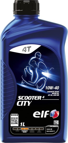 画像1: 【elf】SCOOTER 4 CITY 10W-40  1L×1ケース（12缶） (1)