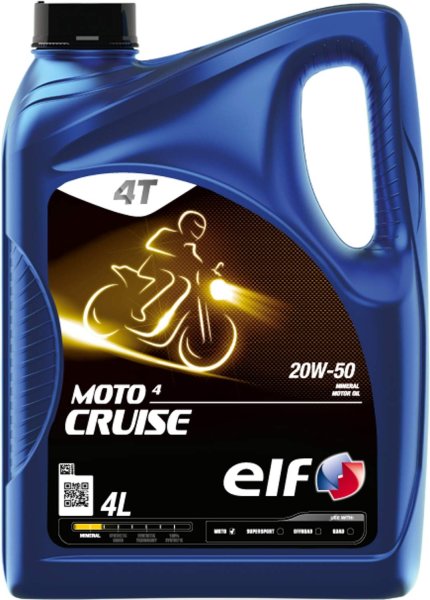 画像1: 【elf】Moto 4 CRUISE 20W-50  4L×1ケース（3缶） (1)
